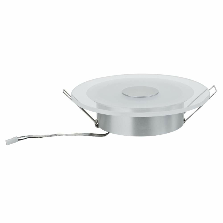 Paulmann Premium LED Einbauleuchte 3er Set Whirl Basisset rund dimmbar 150mm 3x6W 3x450lm 230V 3000K Alu gedreht/Satin