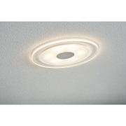 Premium LED Einbauleuchte 3er Set Whirl Basisset rund dimmbar 150mm 3x6W 3x450lm 230V 3000K Alu gedreht/Satin