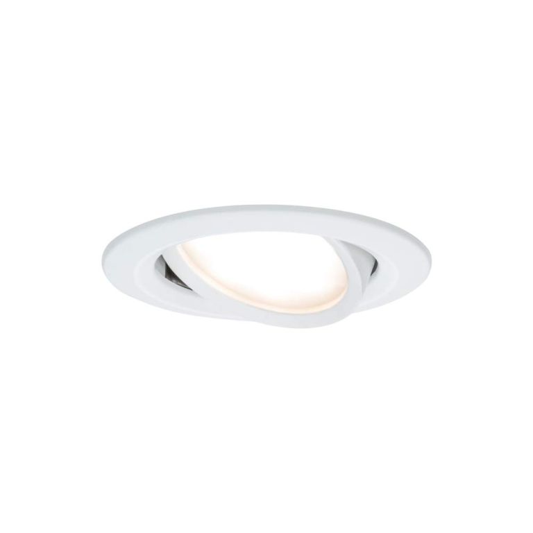 Paulmann LED Einbauleuchte Nova Plus Coin Basisset 3er Set rund 6W IP23 Weiß matt schwenkbar dimmbar 230V