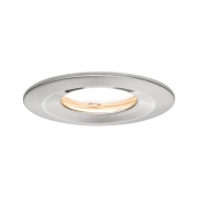 LED Einbauleuchte Nova Plus Coin starr IP65 rund 78mm Coin 6W 470lm 230V dimmbar 2700K Eisen gebürstet