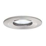LED Einbauleuchte Nova Plus Coin starr IP65 rund 78mm Coin 6W 470lm 230V dimmbar 2700K Eisen gebürstet