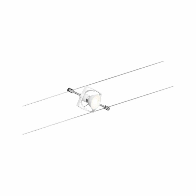 Paulmann Seilsystem Mac II Basisset GU5,3 max. 5x10W 230/12V Weiß