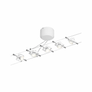 Seilsystem Mac II Basisset GU5,3 max. 5x10W 230/12V Weiß