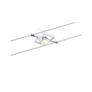 Seilsystem Mac II Basisset GU5,3 max. 5x10W 230/12V Weiß