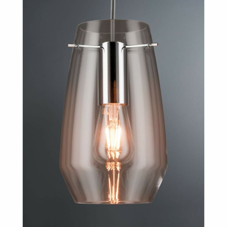 Paulmann URail 2Easy Lampenschirm Vento Klarglas Transparent