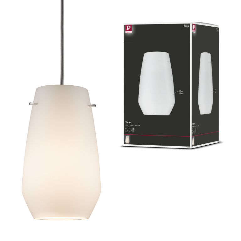 Paulmann URail 2Easy Lampenchirm Vento Opalglas
