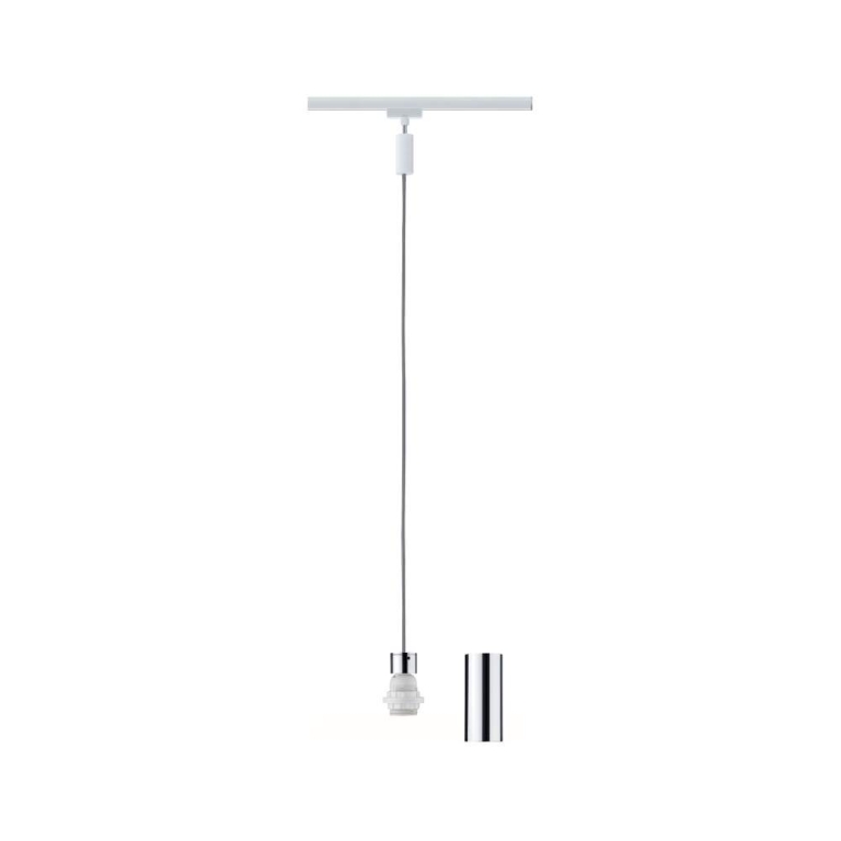 Paulmann URail 2Easy Basic Pendel weiß chrom E27 max. 20W