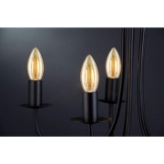 LED Vintage-Kerze 2W E14 Gold Goldlicht
