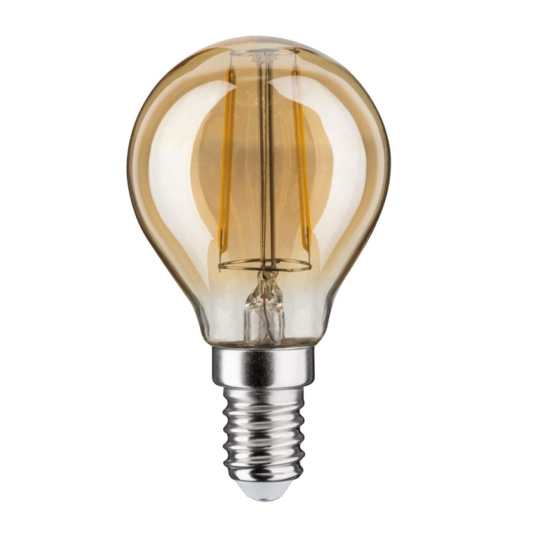 Paulmann LED Vintage-Tropfen 2W E14 Gold Goldlicht