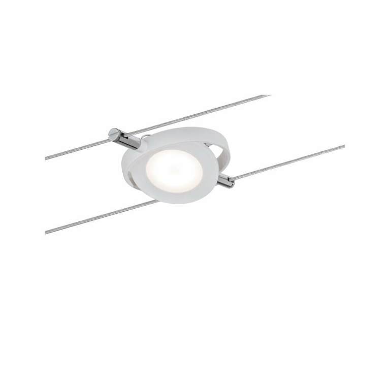 Paulmann LED Seilsystem Smart Home Bluetooth RoundMac Basisset 4x200lm 4x4W Tunable White 230/12V Weiß matt