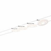 LED Seilsystem Smart Home Bluetooth DiscLED I Basisset 4x200lm 4x4W Tunable White 230/12V Satin