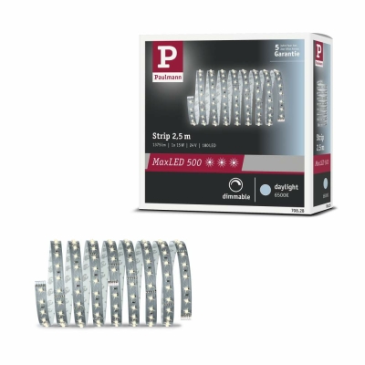 Paulmann MaxLED 500 Strip unbeschichtet 2,5m Tageslichtweiß