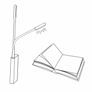 LED USB-Leuchte Weiß 0,5W Tageslichtweiß