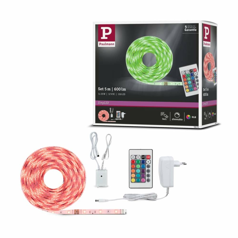 Paulmann SimpLED Strip Set 5m 20W RGB