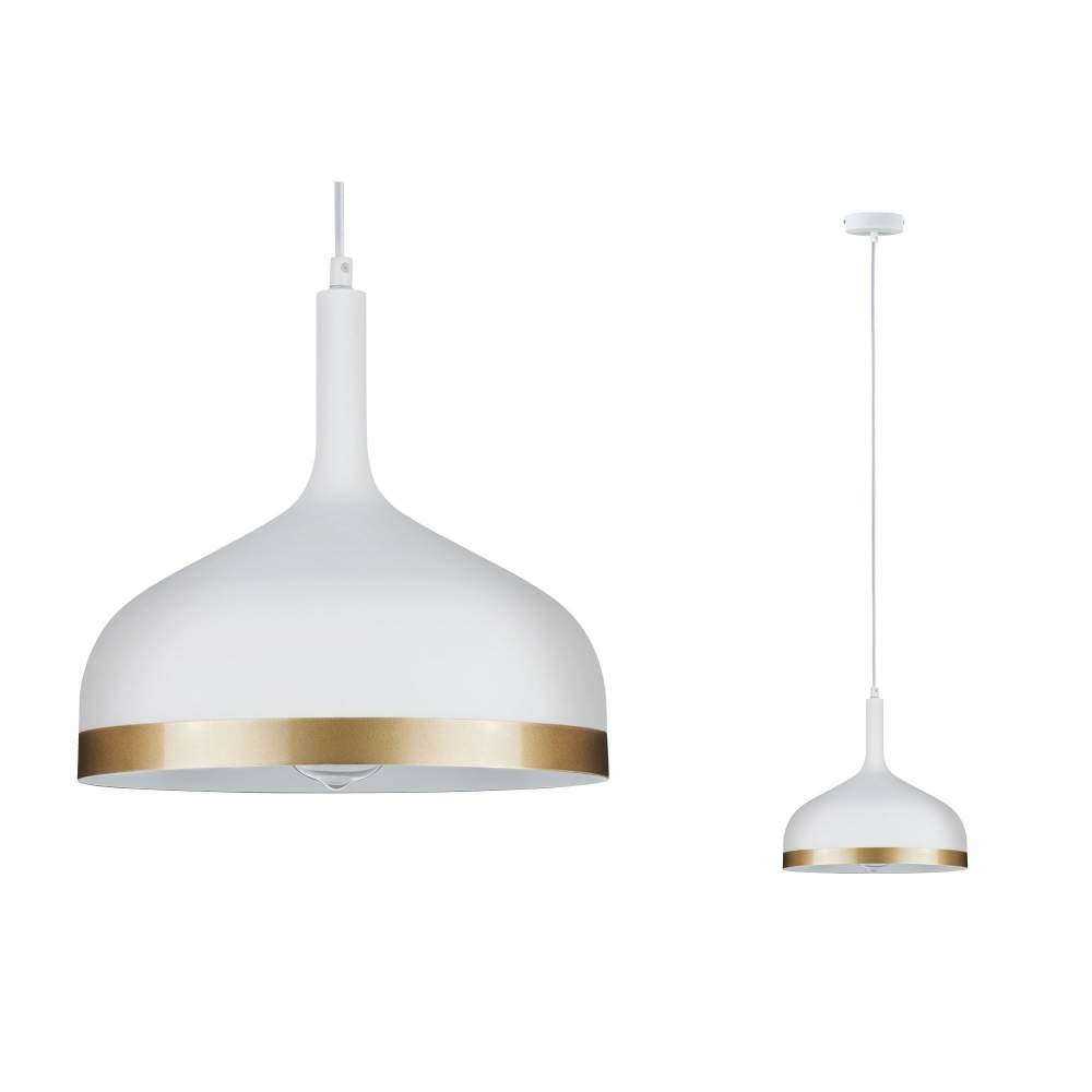 Embla 79628 Lampen1a | max. Pendelleuchte Weiß Paulmann dimmbar Neordic 20W matt/Gold E27