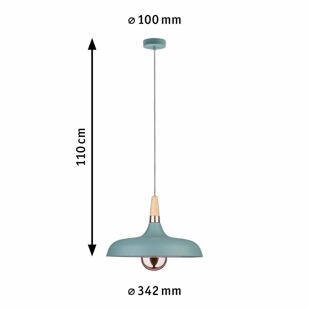 20W | E27 79655 Pendelleuchte max. Lampen1a Neordic Juna Paulmann 1-flammig