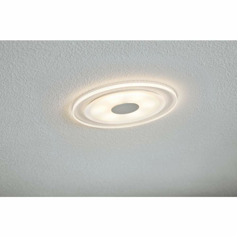 Paulmann Einbauleuchte LED Whirl rund 5,5W Alu Satin