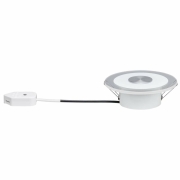Einbauleuchte LED Whirl rund 5,5W Alu Satin