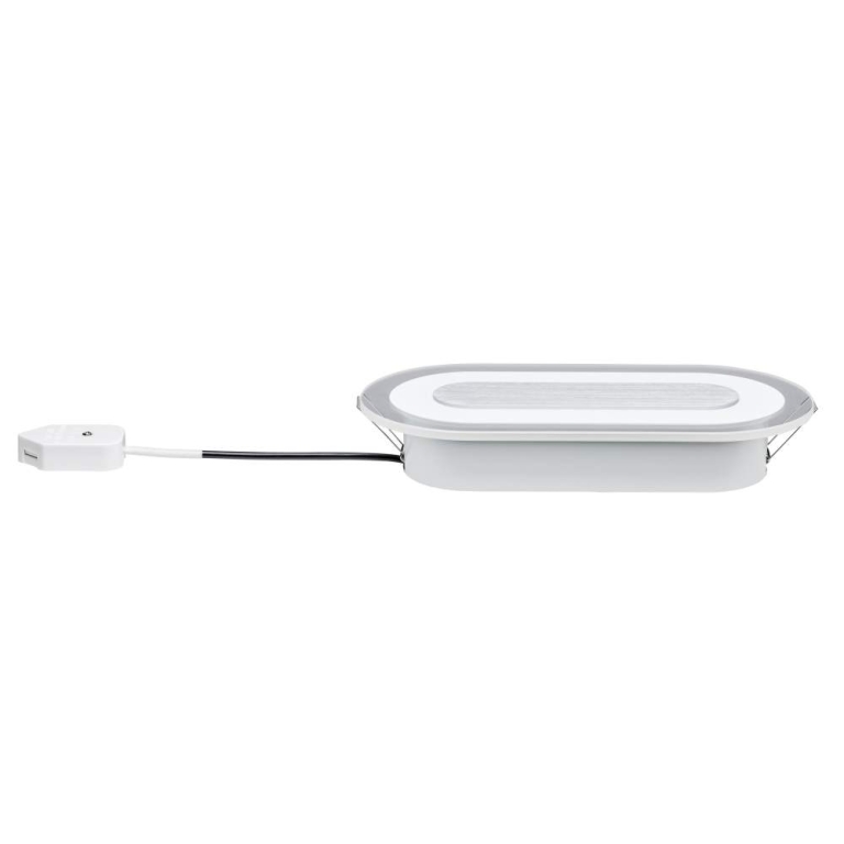 Paulmann Einbauleuchte LED Whirl oval 8W Alu Satin