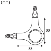 URail LED L-Verbinder 5,8W Chrom matt