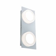 Wandleuchte LED Doradus IP23 2-flammig 2x4,7W