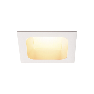 SLV VERLUX, Einbauleuchte, LED, 3000K, mattweiß, L/B/T 13,5/13,5/7,5 cm, 20W