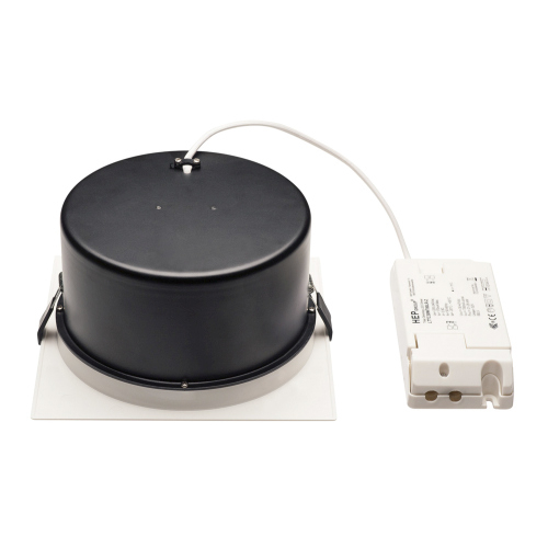 SLV VERLUX, Einbauleuchte, LED, 3000K, mattweiß, L/B/T 19/19/10 cm, 28W