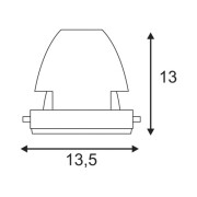 COB LED MODUL, für AIXLIGHT PRO Einbaurahmen, mattweiß, 70°, CRI90+, 4200K