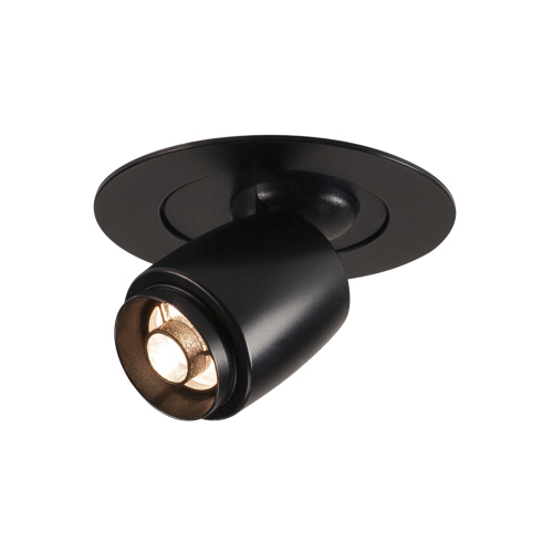 SLV ILU, Spot, LED 50mm, 3000K, schwarz, 350mA, 1,2W