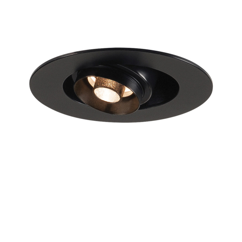 SLV ILU, Spot, LED 50mm, 3000K, schwarz, 350mA, 1,2W
