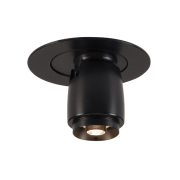 ILU, Spot, LED 50mm, 3000K, schwarz, 350mA, 1,2W