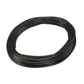 SLV NIEDERVOLT-SEIL,  schwarz,  4mm²,  20m,  für TENSEO Niedervolt-Seilsystem