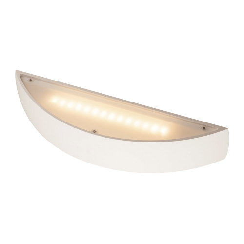 SLV PLASTRA, Wandleuchte, LED, 3000K, gewölbt, up/down, weißer Gips, dimmbar