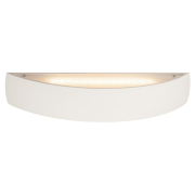 PLASTRA, Wandleuchte, LED, 3000K, gewölbt, up/down, weißer Gips, dimmbar