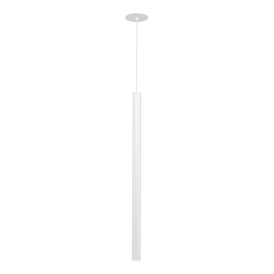 SLV HELIA 60, Pendelleuchte, LED, 3000K, rund, weiß, flache Rosette zum Einbau, 7,5W