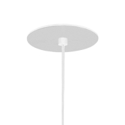 HELIA 60, Pendelleuchte, LED, 3000K, rund, weiß, flache Rosette zum Einbau, 7,5W