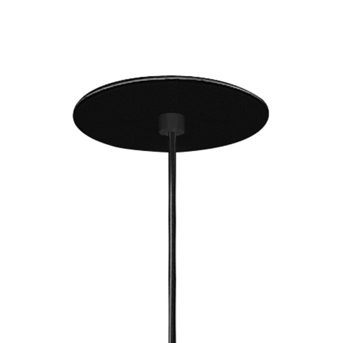 SLV HELIA 45, Pendelleuchte, LED, 3000K, rund, schwarz, flache Rosette, 9W