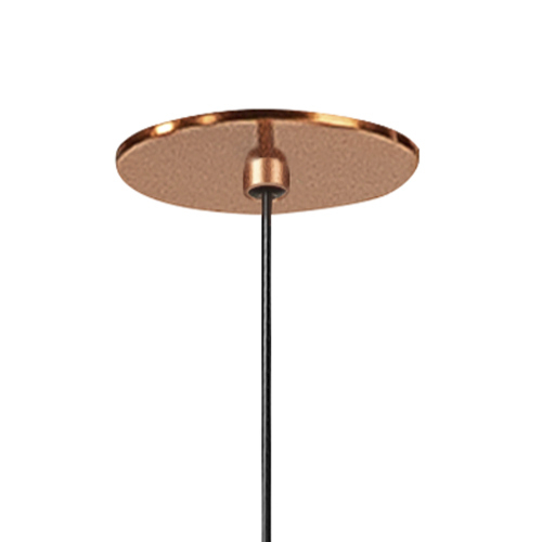 SLV HELIA 45, Pendelleuchte, LED, 3000K, rund, kupfer gebürstet, flache Rosette, 9W