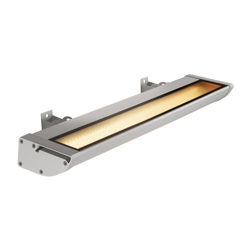 SLV VANO WING, Outdoor Strahler, LED, 3000K, silbergrau, B/H/T 63,5/6,5/20,5 cm