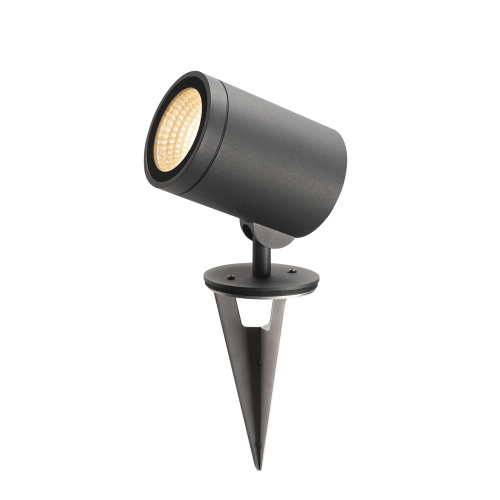 SLV HELIA, Outdoor Wege- und Standleuchte, LED, 3000K, rund, anthrazit, 15W, zur Spießleuchte umrüstbar