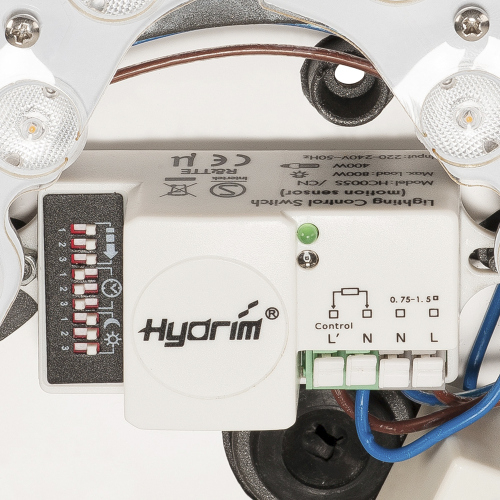 SLV AINOS LED Deckenleuchte weiß rund mit Sensor IP44 3000K 1430lm 22W 230V