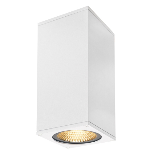 SLV BIG THEO WALL, Outdoor Wandleuchte, zweiflammig, LED, 3000K, Flood up/down, weiß, B/H/T 13/27,5/13,5 cm