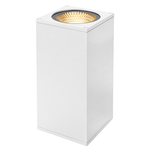SLV BIG THEO WALL, Outdoor Wandleuchte, zweiflammig, LED, 3000K, Flood up/down, weiß, B/H/T 13/27,5/13,5 cm