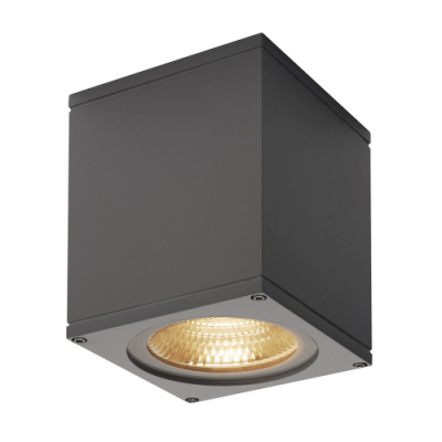 SLV BIG THEO WALL, Outdoor Wandleuchte, Flood down, LED, 3000K, anthrazit, B/H/T 13/14/13,5 cm