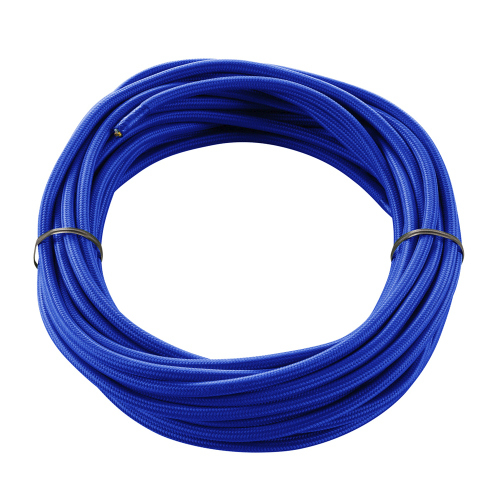 SLV TEXTILKABEL, 3-polig, 10 m, blau