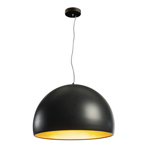 BELA 60 LED Pendelleuchte, schwarz/gold, 3000K, 1850lm