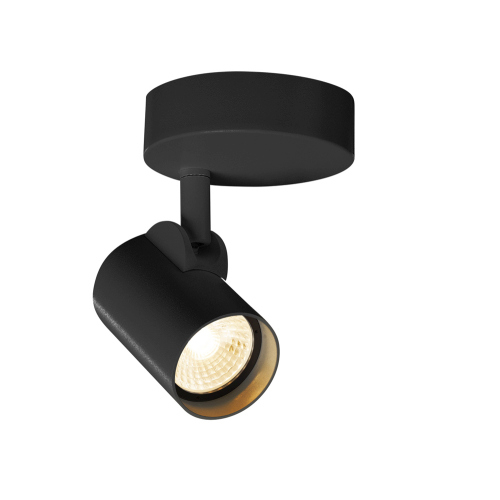 SLV HELIA LED Single Wand- und Deckenleuchte, 3000K, 35°, schwarz