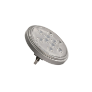 LED QR111 G53 Leuchtmittel, 13°, silbergrau, 2700K, 800lm