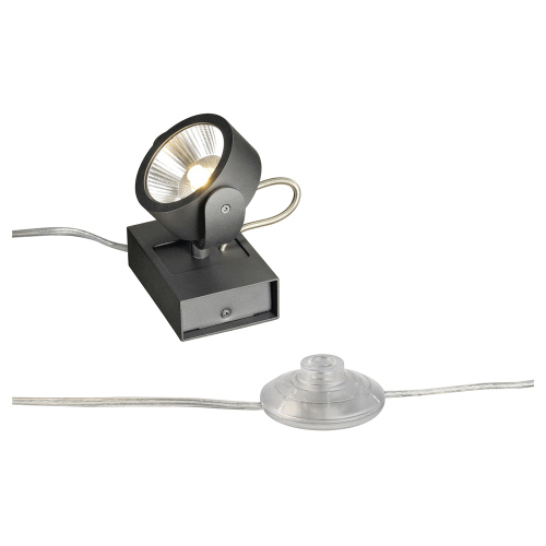 SLV KALU LED 1 FLOOR Bodenleuchte, schwarz, 3000K, 24°