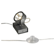KALU LED 1 FLOOR Bodenleuchte, schwarz, 3000K, 24°